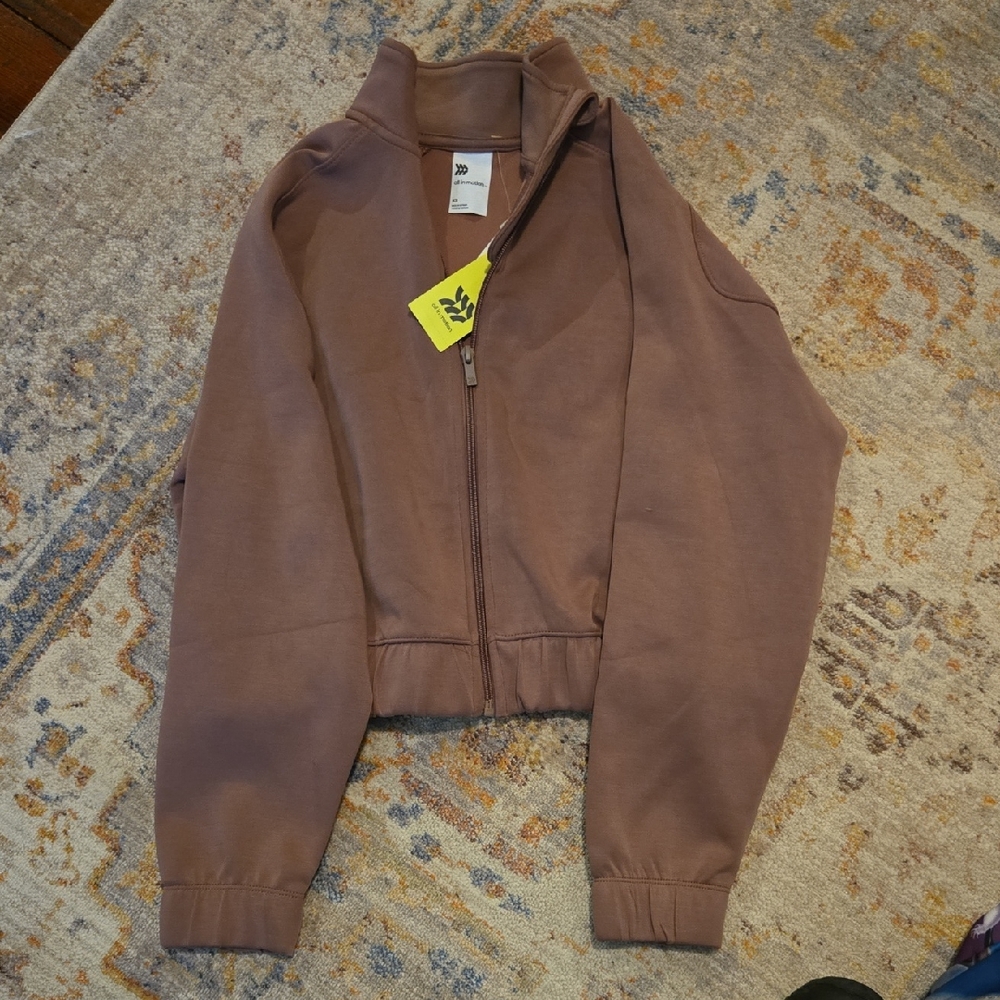 Brown Zip-Up Jacket